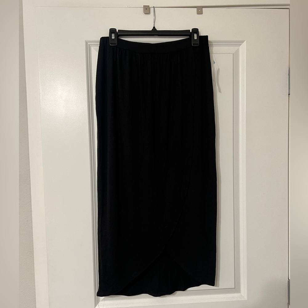 Ultra Flirt Black Maxi Skirt